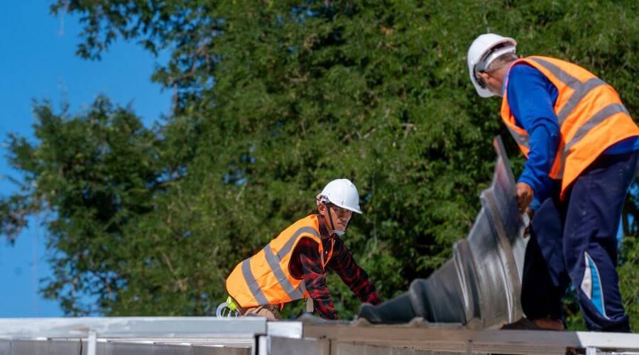 Professional new roof installation services in Temple, ME